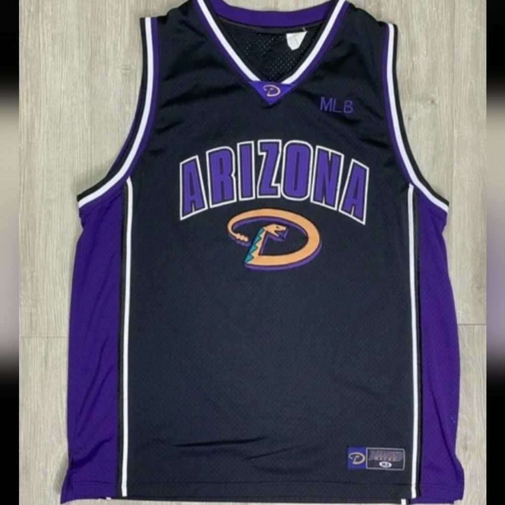Arizona Diamondbacks Basketball Stitched Jersey